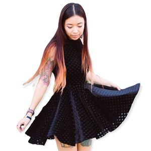 BM Burned Diamond Date Dress